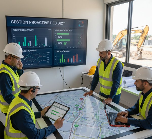 Les avantages d'une gestion proactive des demandes de DICT pour les entreprises de construction