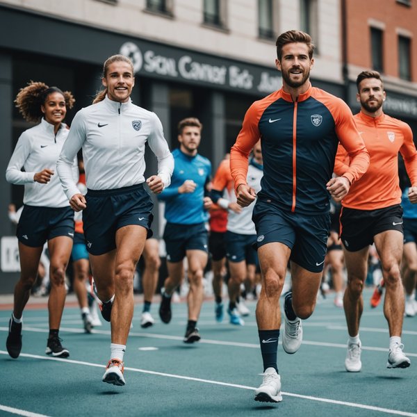 Comment une marque de vêtements de sport peut-elle utiliser les concours en ligne pour augmenter sa notoriété ?